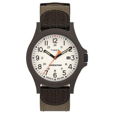 Timex Herren Quarz Expedition Camper Uhr mit Zifferblatt Analoganzeige und Nylon