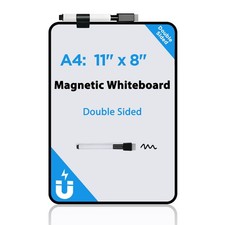 Small White Board Double Sided Dry Erase Boards, Mini Whiteboard Portable Whi...