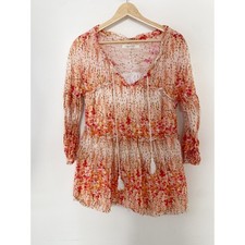 Christy Dawn Adeline Mini Dress Sunset Gladiola Size X Small