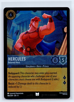 Hercules Beloved Hero 186/204 Ursula's Return Cold Foil - NM