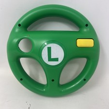 OFFICIAL NINTENDO Wii U HORI MARIO KART 8 STEERING WHEEL Luigi Green