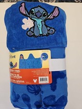 Disney Stitch Hooded Towel, 27in x 50 in