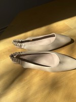Dorothy Perkins Wide Fit Beige Slingback Ballerina Pumps