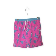 NWOT Youth Boys Chubbies flamingo swim shorts, size M 10/12