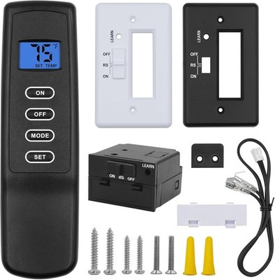 Upgraded Fireplace Remote Control Kit, for Millivolt Thermostatic Gas Valve +