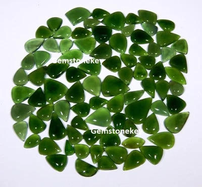 250 Crt GROSSHANDEL MENGE 100 % NATÜRLICHE GRÜNE SERPENTIN JADE ((岫玉)... - Bild 1 von 4