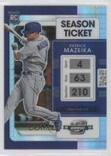 2022 Panini Chronicles Contenders Optic Hyper Prizm 57/299 Patrick Mazeika 00gy