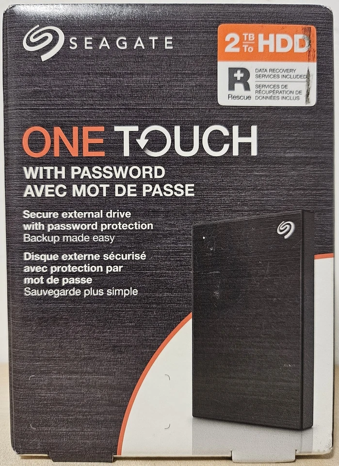 Seagate One Touch w/ Password - 2TB External Hard Drive Portable HDD 3.0 - Image 2 of 4