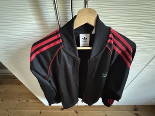 Adidas Originals „Herren Trainingsjacke „Gr. L Schwarz Rot Grün Retro NEU‼️