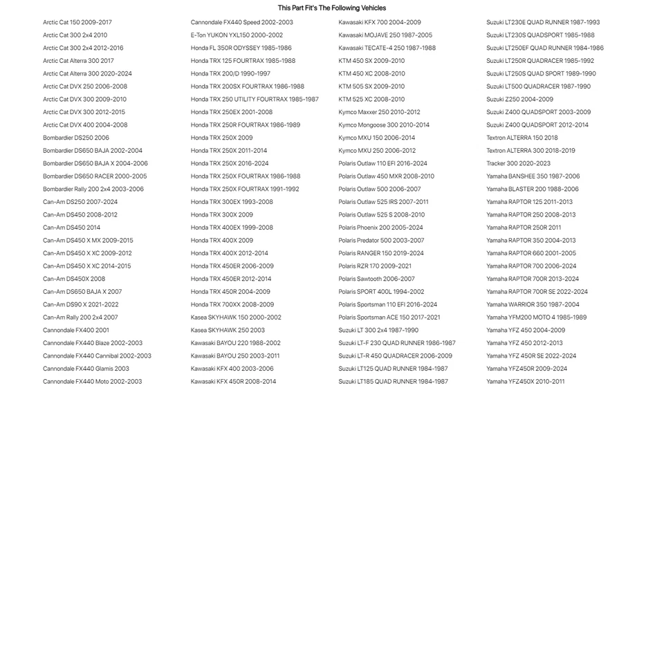 GBC XC Master Tire 21x7-10 For Honda TRX 200/D 1990-1997 Foto 3 de 3