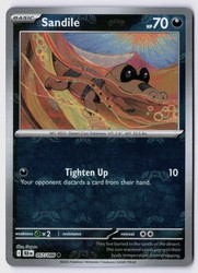 Sandile (Master Ball Pattern) 057/086 Scarlet & Violet: Black Bolt