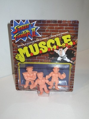 2016 Super 7 Street Fighter II Vega Ryu M.U.S.C.L.E. Men Mini Figure MOC Muscle