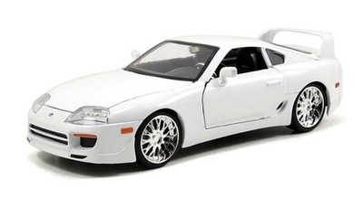 Jada Fast & Furious Brian's Toyota Supra 1995 Weiß 1:24 Neu OVP