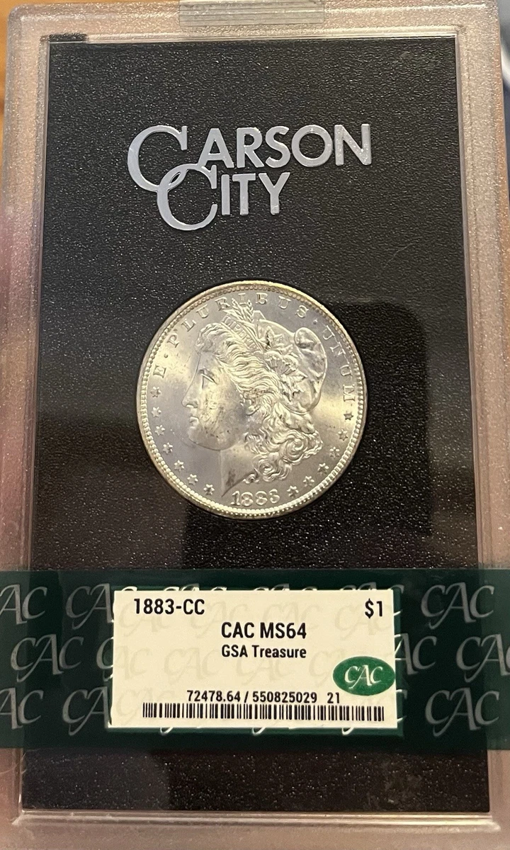 25+ Carson City Grade MS 64 1883 Year Morgan US Dollars (1878-1921
