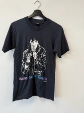 Vintage Elvis Presley Shirt Mens XS Taking Care Of Business Tee 80s Music Ban