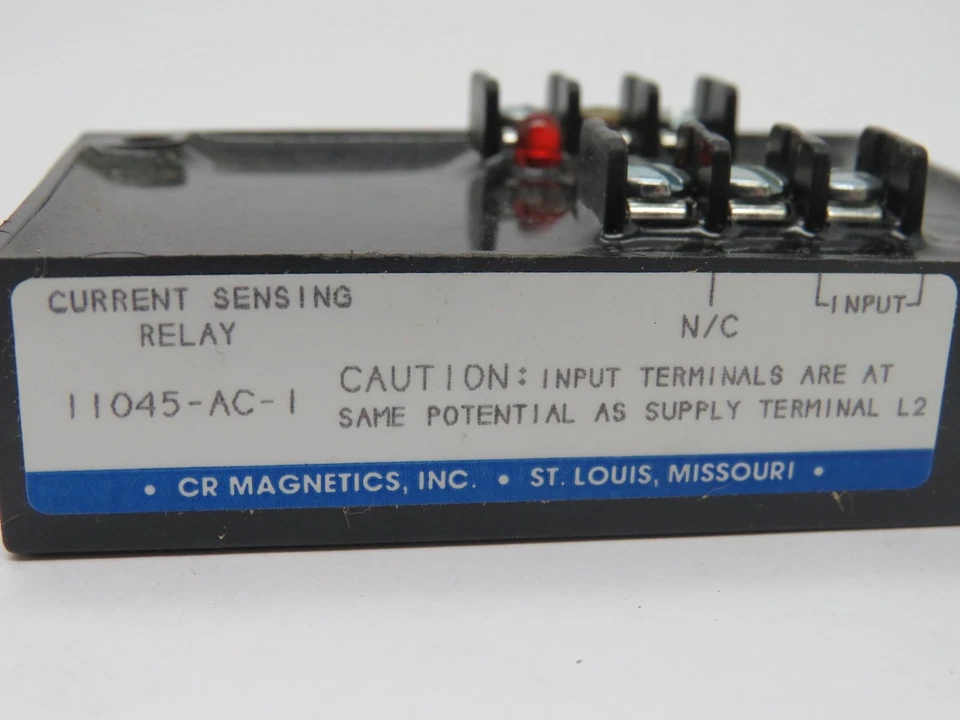 CR Magnetics 11045-AC-1 Current Sensing Relay AC Output 250mA 90-130V NEW - Image 4 of 4