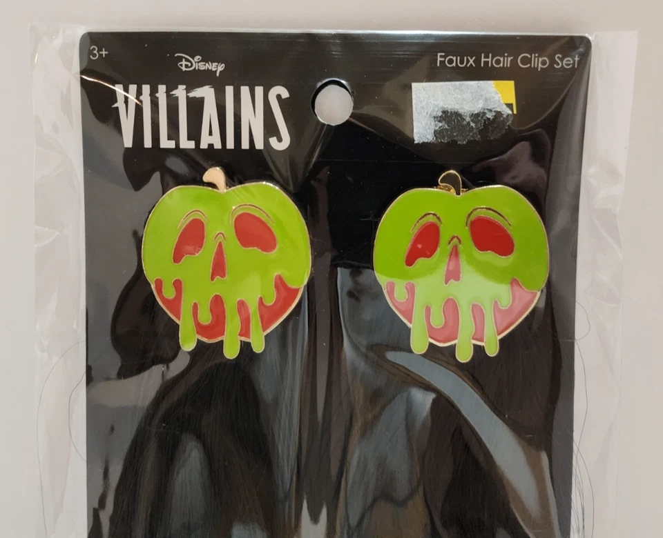 Disney Villains Evil Queen Snow White Hair Faux Hair Clip Set Costume Cosplay - Image 2 of 4