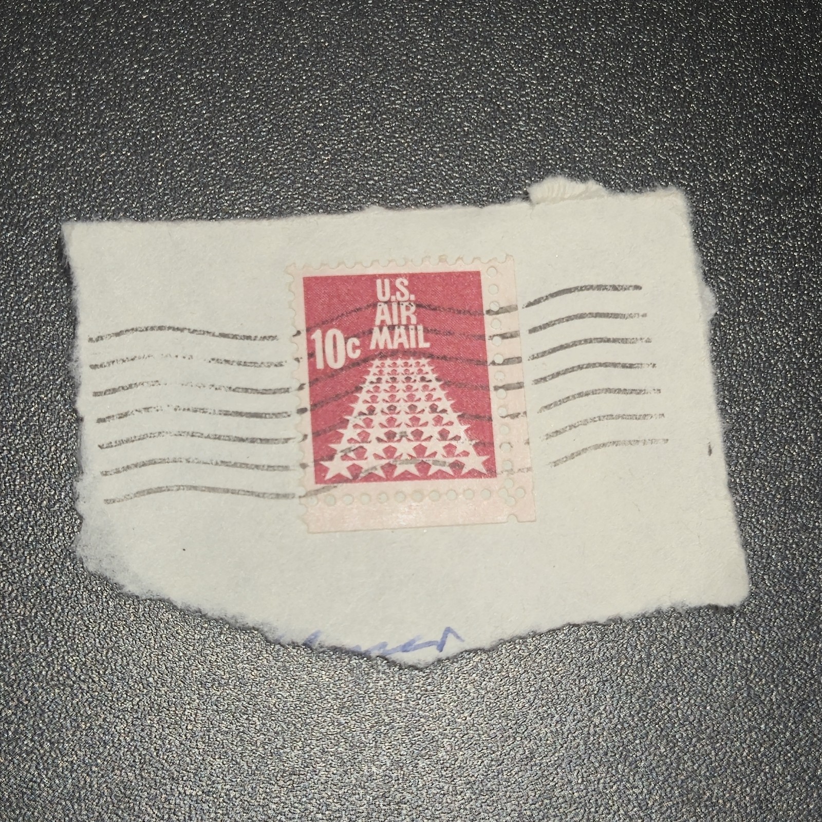 10 Cent US AIR MAIL VINTAGE POSTAGE STAMP image 3