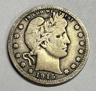 1915-P Barber Quarter