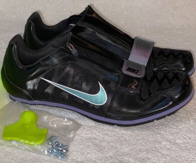 NIKE Zoom LJ 4 Long Jump Black Indigo Fog Track Spikes Shoes NEW Mens Sz 11