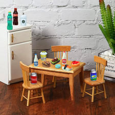80 Pieces Mini Food Drinks Bottle Toys Pretend Food for Dollhouse Kitchen Acc...