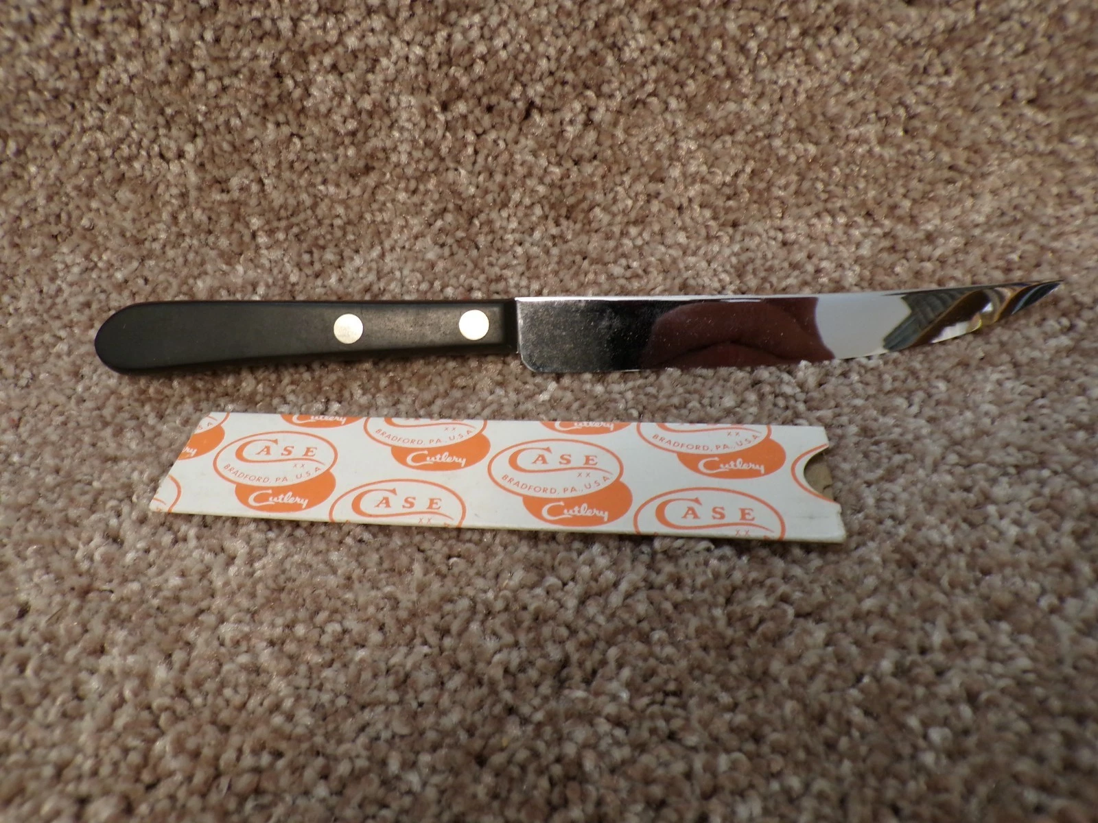 UNSED Vtg Case XX Kitchen Paring/Steak Knife 282-5” Chromium Stainless Steel
Opens in a new window o