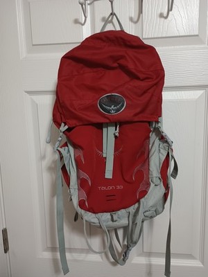 Osprey Talon 33 Hiking Backpack  S/M (15-18 In) Red, Airscape Panel - READ!