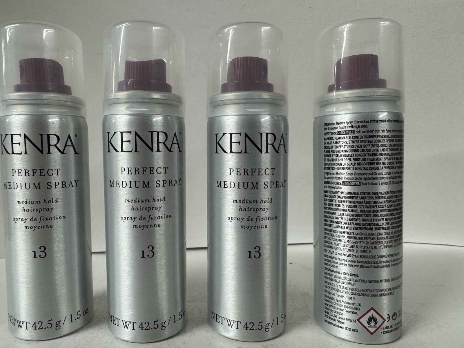 Kenra #13 Perfect Medium Spray, 1.5oz. ( 4 PACK ) Travel Size!!!