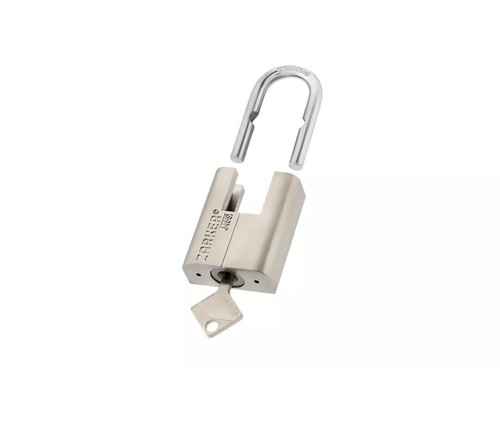 Zarker J45S keyed Padlock, Heavy Duty Stainless Steel Shackle Lock Waterproof - Picture 2 of 11