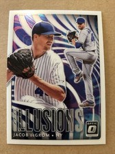 2020 Donruss Optic Illusions OI-1 Jacob DeGrom Baseball Card