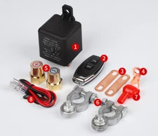 12V Universal Integrated Wireless Remote Control Car Battery Switch Isolator