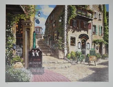 S SAM PARK "BELLA FRANCHE" SERIGRAPH ON PAPER HAND SIGNED