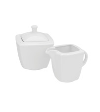 CreaTable Victoria Milch & Zuckerset 0,30 L Milchkännchen Zuckerdose Deckel