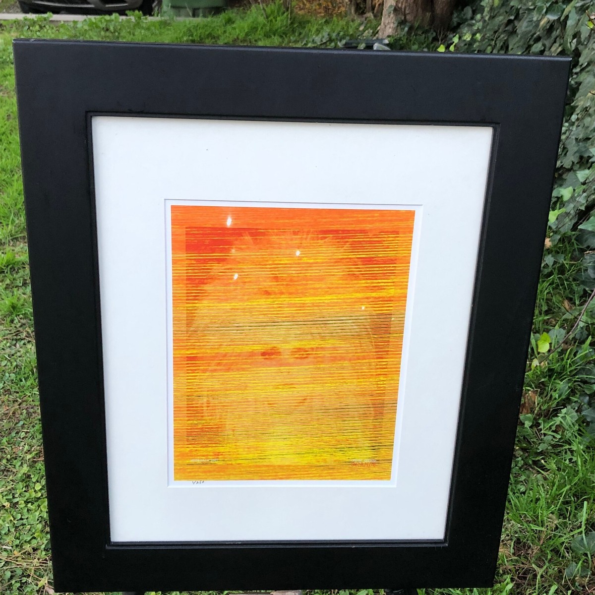 PHILIP HINDENACH Original ABSTRACT MODERN SERIGRAPH 2007 PORTRAIT