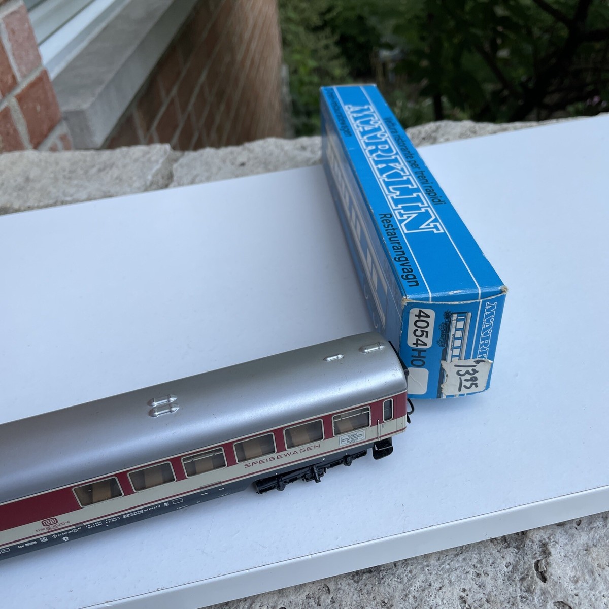 Vintage MARKLIN HO Scale #4054 Express DB Dining Car Coach Wagon