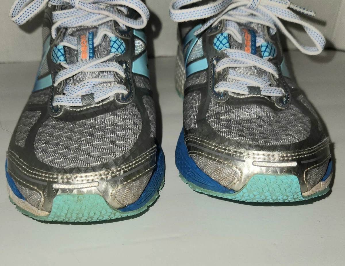 New Balance 860 v5 Stability Running Shoes Sneaker Grey Blue Womens 7.5 Athletic