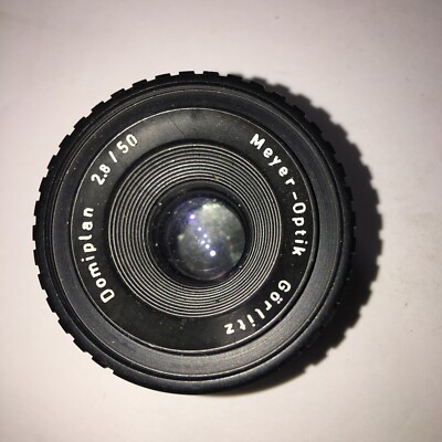 35mm Camera Lens Domiplan 2.8 / 50. Meyer-Optix Gorlitz
