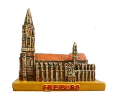 Freiburg Münster Magnet Poly Germany Souvenir Breisgau Kirche Kathedrale
