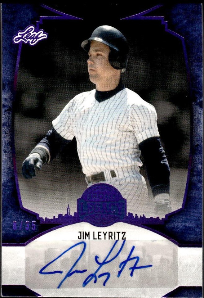 2024 Leaf a Bronx Legacy - Jim Leyritz #BA-JL1 - 1 of 1