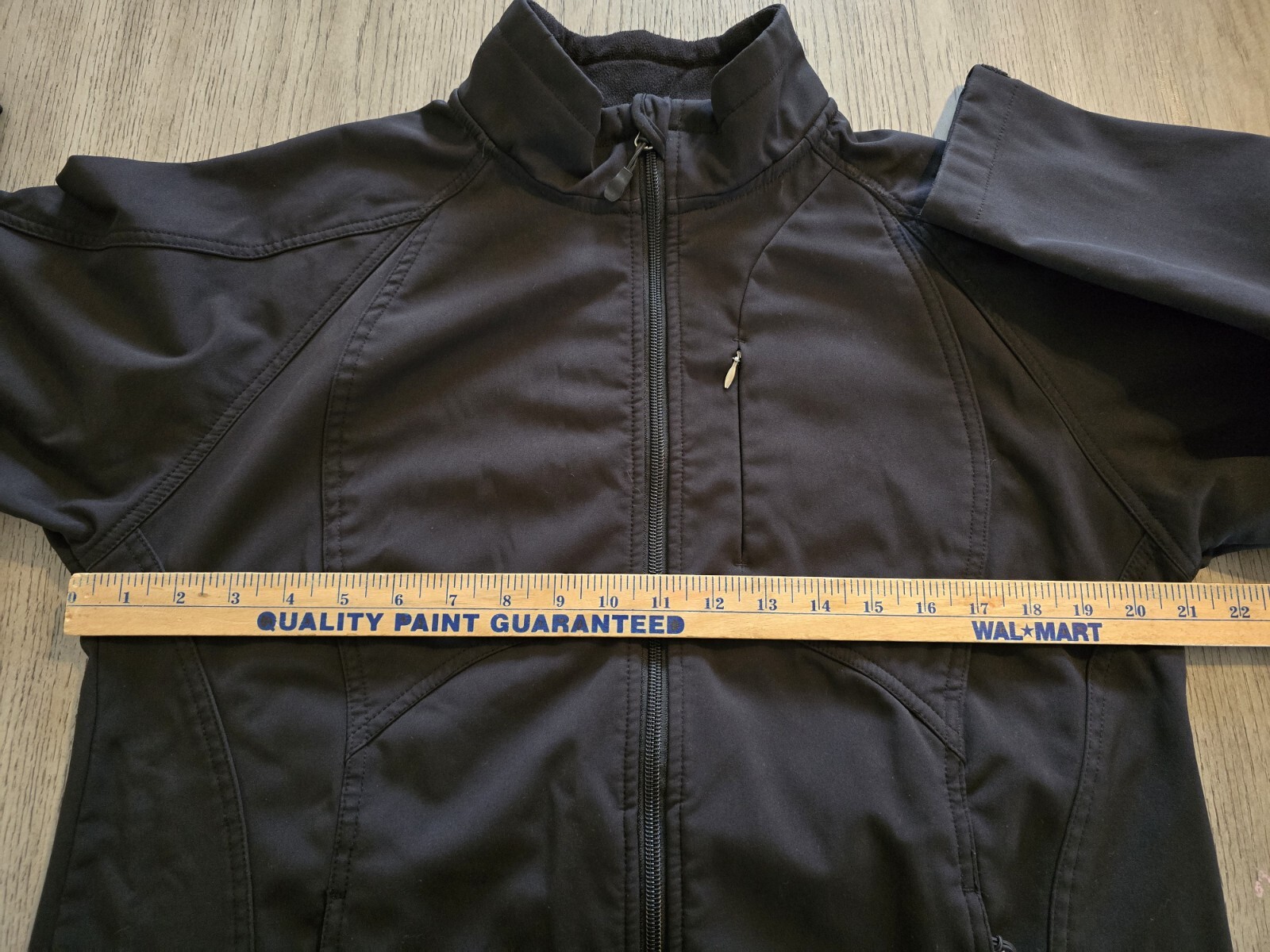 Double Diamond Jacket Black Soft Shell Fleece Lin… - image 5