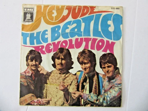 THE BEATLES - ''Hey Jude / Revolution'' 45rpm Original 1968 Odeon Germany