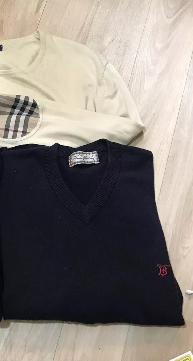 Burberry black sweater sales