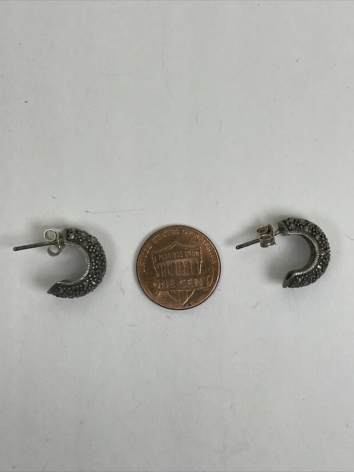 Signed 925 Vintage Solid Elbow Shape Sterling Sil… - image 5