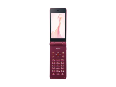 AQUOSケータイ SHARP AQUOS KEITAI RED SH-N01 Android Flip Phone Unlocked 601SH