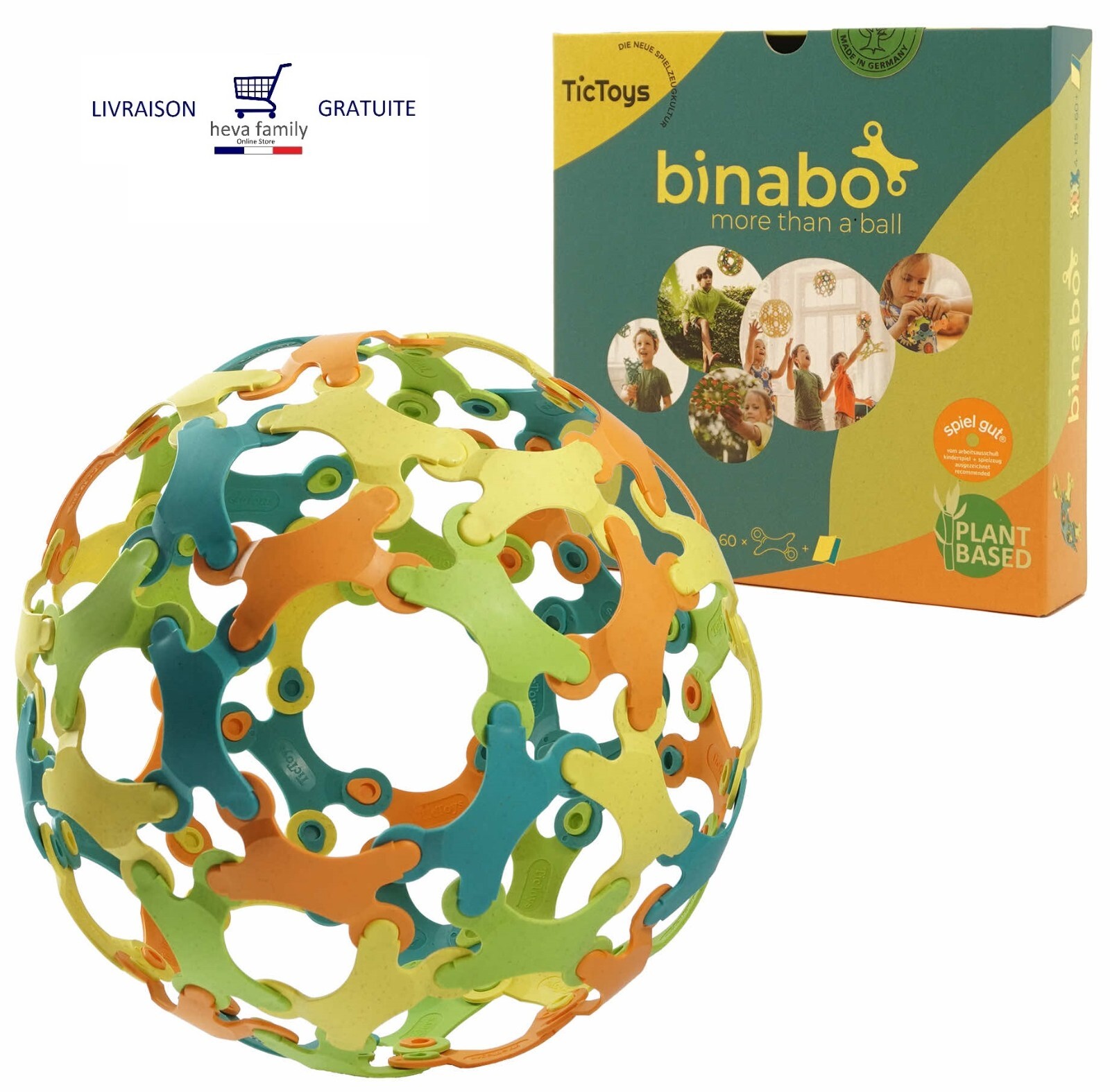 Binabo jetons de construction pour canaliser l'énergie des enfants et stimuler l'imagination