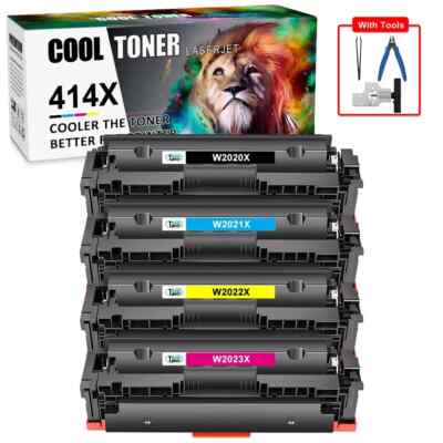 414A 414X W2020A W2020X Toner Compatible with HP Laserjet M454dn M479dw No Chip