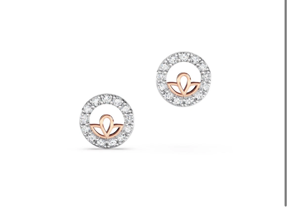 Diamond store earrings browns