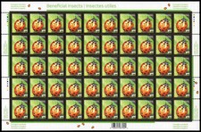 Canada Stamp SHEET#2234 - Convergent lady beetle (2007) 1¢
