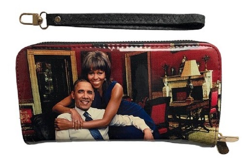 Juego de billetera y estuche para teléfono celular (coleccionistas) del presidente Obama y la primera dama Michelle - Imagen 2 de 6