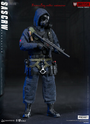 SAS CRW アサルター 1/12スケール Perfect Damtoys 1/12 Pes001 Pocket Elite Series Sas Crw Assaulter